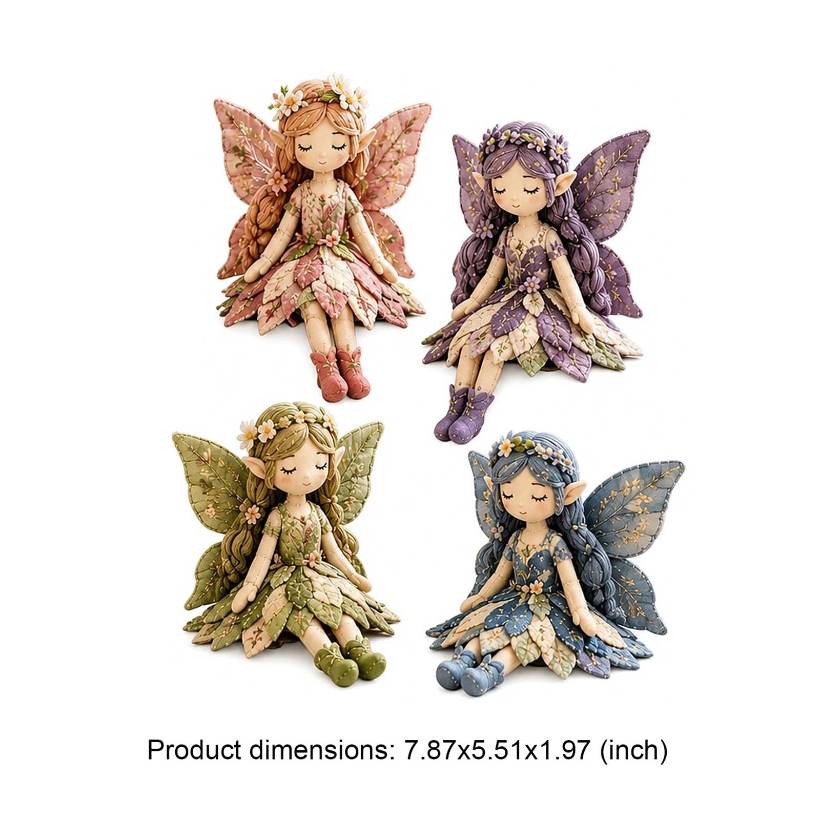 Avoltre kit patchwork fai da te 4 pezzi di fata patchwork collezione fai da te fatta a mano