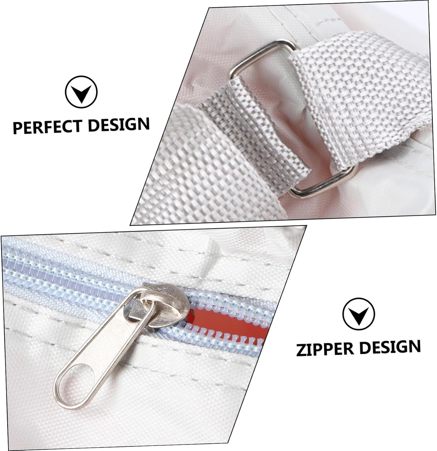 Kisangel Large Capacity Mesh Cloth Skate Bag 2 Pcs for Ice Skates and Balls | Red Color, Heavy Duty Carrying Handles, Easy to Use and Clean, Bright Style for Home or Outdoor Sports