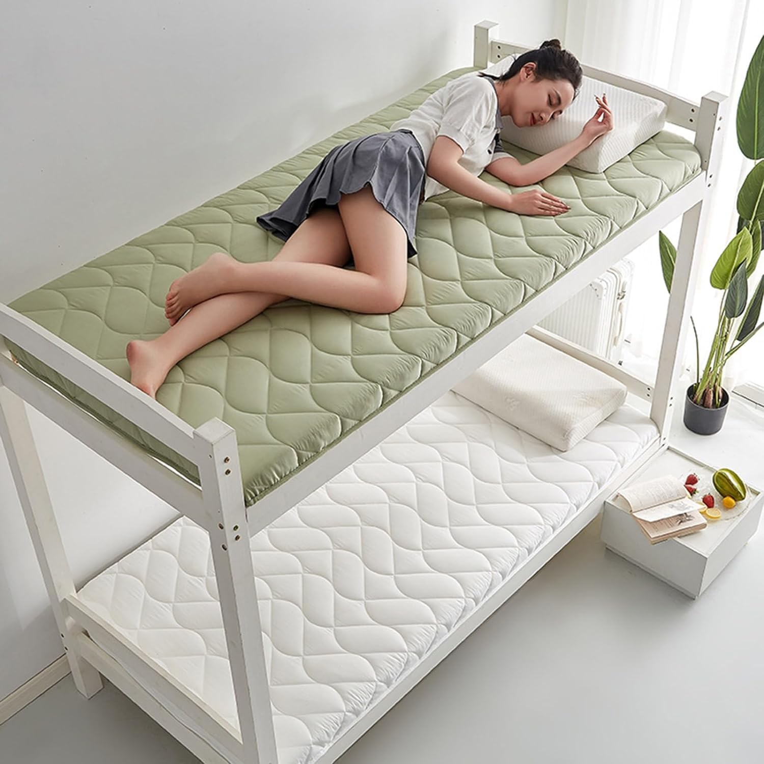 Futonmatras-Japanse Futon, Opvouwbare Tatami-mat, Draagbare Thaise Vloermatrassen, Yoga-meditatiematten, Ligstoel Gastenbed Campingbank, Vloermatras Op Volledige Grootte