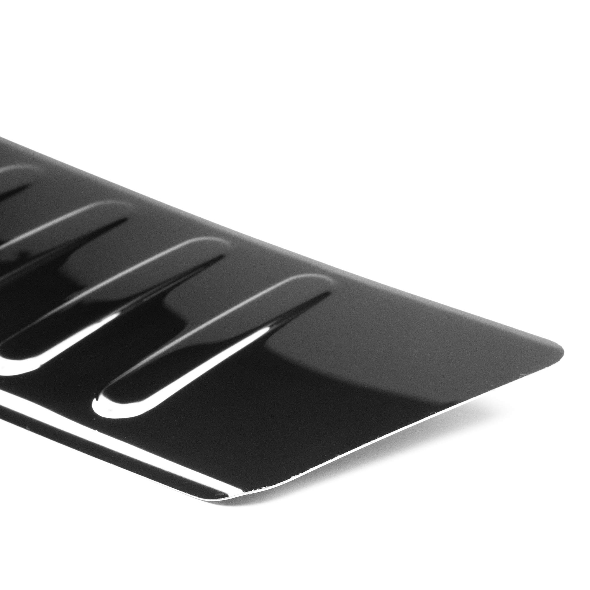 Protezione Paraurti Posteriore In Acciaio Inox Per Volvo V60 I (2011-2018) - Bordo Di Carico Nero - Antigraffio - 5