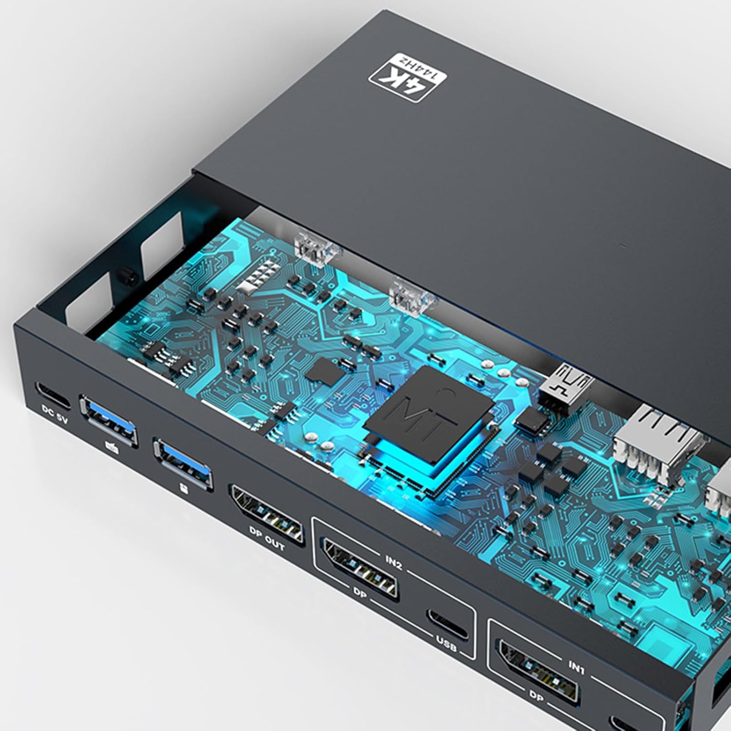 KVM 2 イン 1 アウトスイッチャー USB PC 共有モニターキーボード用コンピュータ放熱 KVM