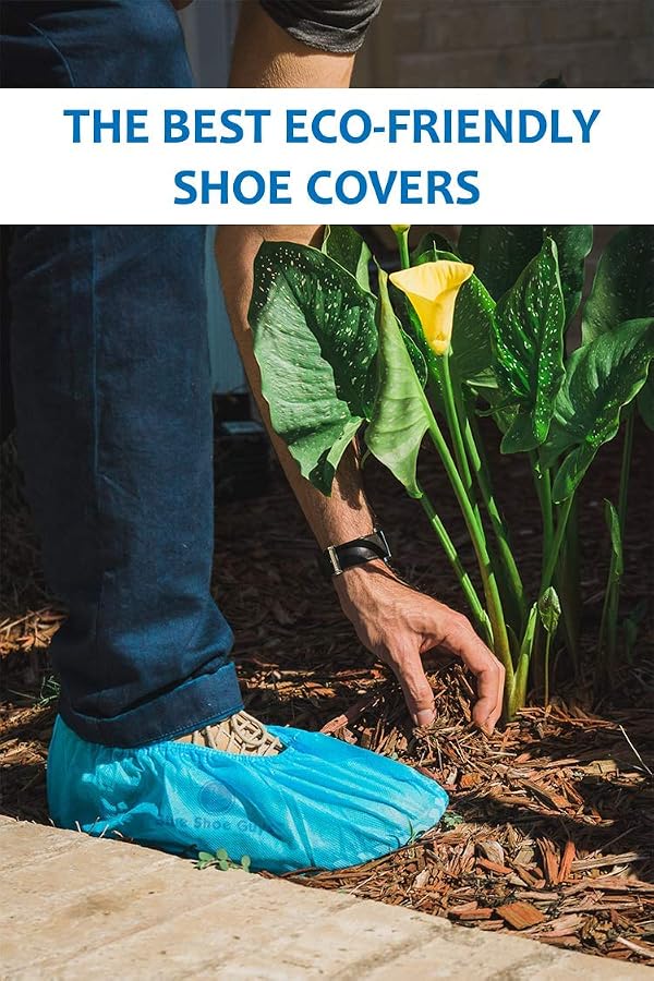 Blue Shoe Guys Premium Disposable Boot & Shoe Covers Booties | 100 Pack | Durable, Non-Slip, Non-Toxic, Water Resistant, Recyclable Protectors for Indoor & Outdoor | Large Size Fits Most Shoes by Blue Shoe Guys - Image 8