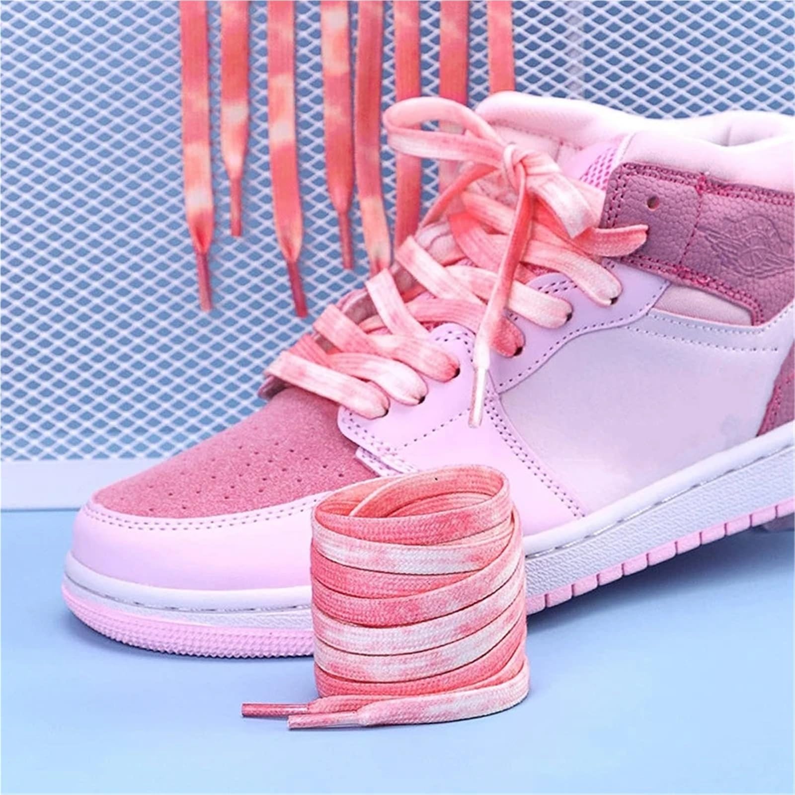 5 pares de cordones teñidos con degradado for zapatillas deportivas, botas y patines Para Zapatos Casuales