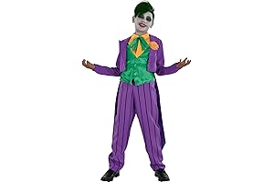 Party City Joker Costume for Kids - Embody the Chaotic Spirit of...