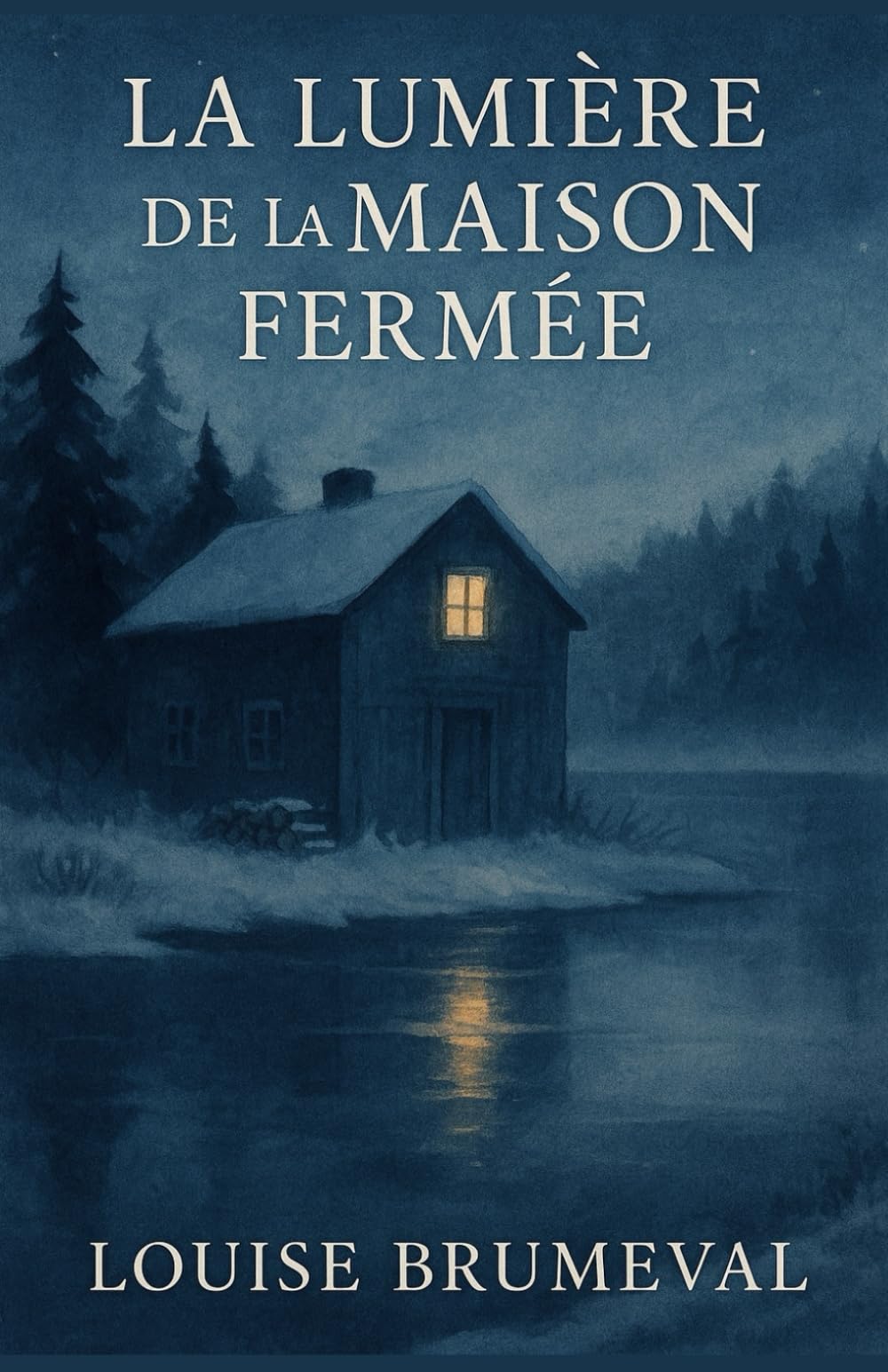 La lumière de la maison fermée: Une maison inhabitée. Une lumière qui ne s’allume qu’à la nuit tombée.