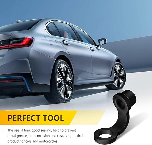 Miniatura 5 de 24 tapas de goma para purga de automóvil, tapa de tornillo de drenaje de bomba de freno de 0.315 pulgadas, cubierta antipolvo, tapa de purga de