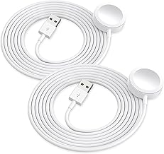 2Pack Upgraded for iWatch Charger USB Magnetic Wireless Fast Charger Portable Compatible with iWatch Ultra/Series 10/9/8/7/6/SE/SE2/5/4/3/2/1-[3.3FT]