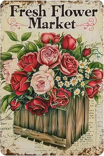 Miniatura 1 de Letreros de metal para decoración de jardín, hogar, bar, cafetería, 8 x 12 pulgadas