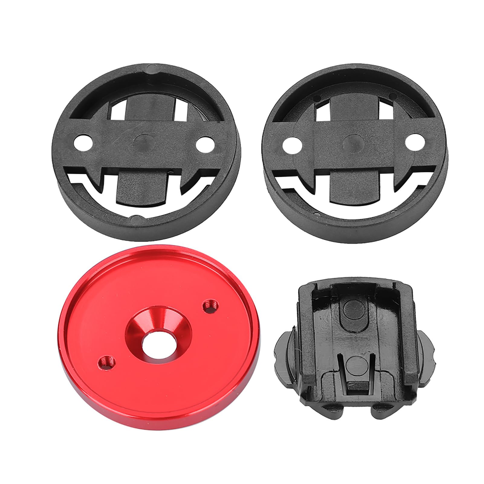 Kuuleyn Mount Road Mountain Road Computer Holder Stem Top Cap Stopwatch Gps Speedometer Mount Stem Mount Stem Cap Mount (Red)