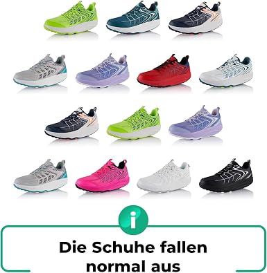 Fusskleidung® Women's Men's Trainers Rolling Sole Lightweight Health Shoes