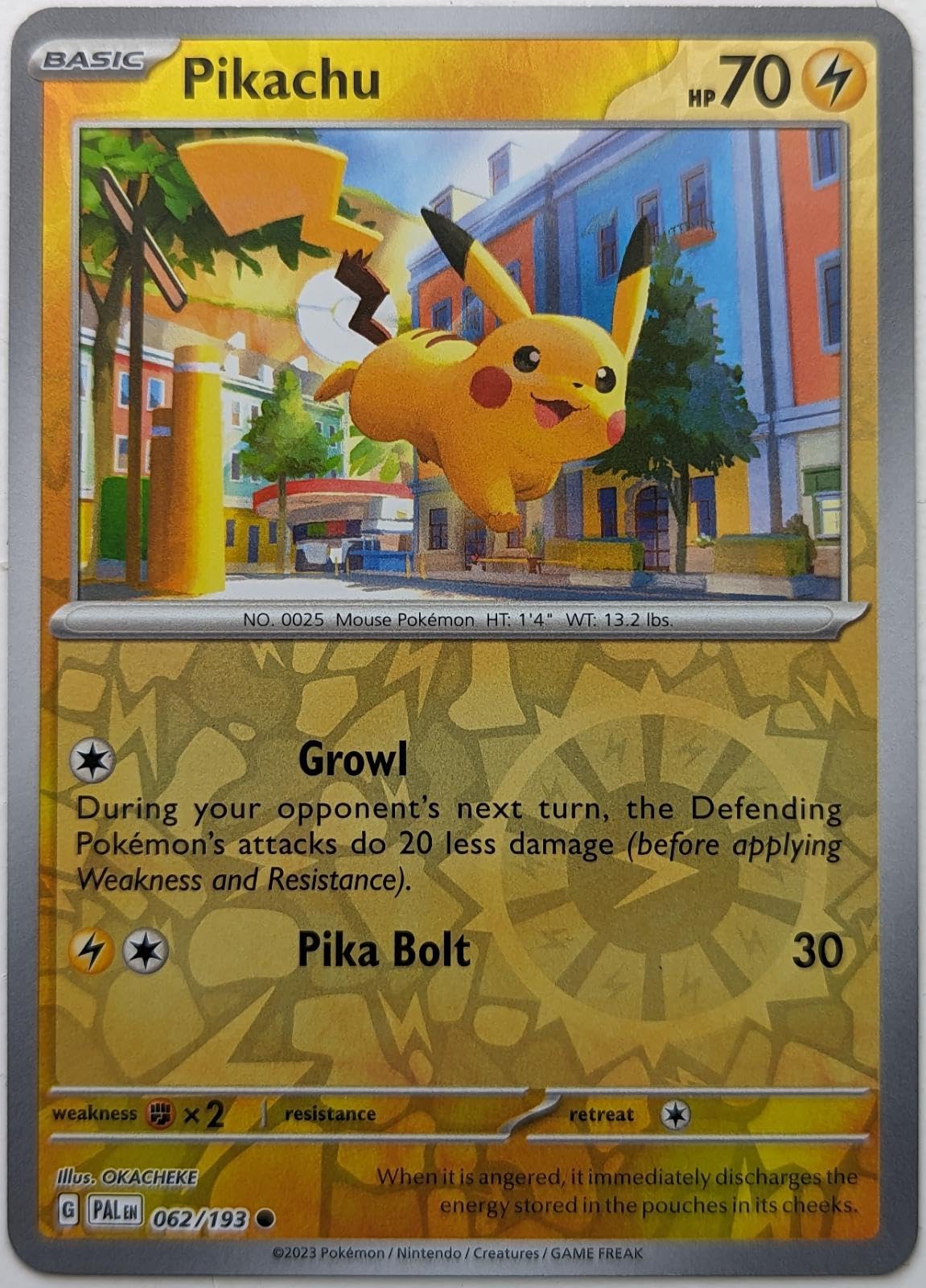 Amazon.com: Pokemon – Pikachu 018/091 – Paldean Fates