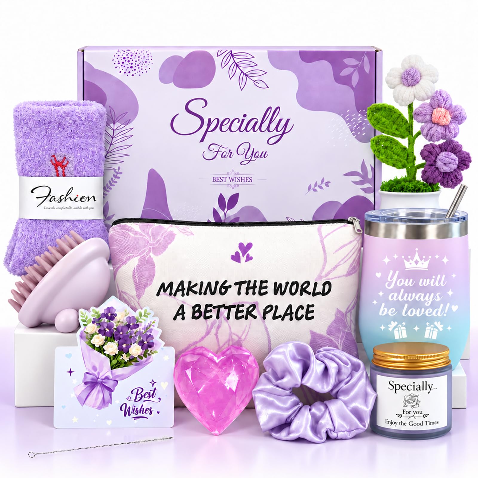 duludulu Birthday Gifts for Women, Self‑Care Pamper Gift Box for Her, Friendship Gifts, Presents for Women for Sister, Mum, Wife, Girlfriend, Coworker — image 1
