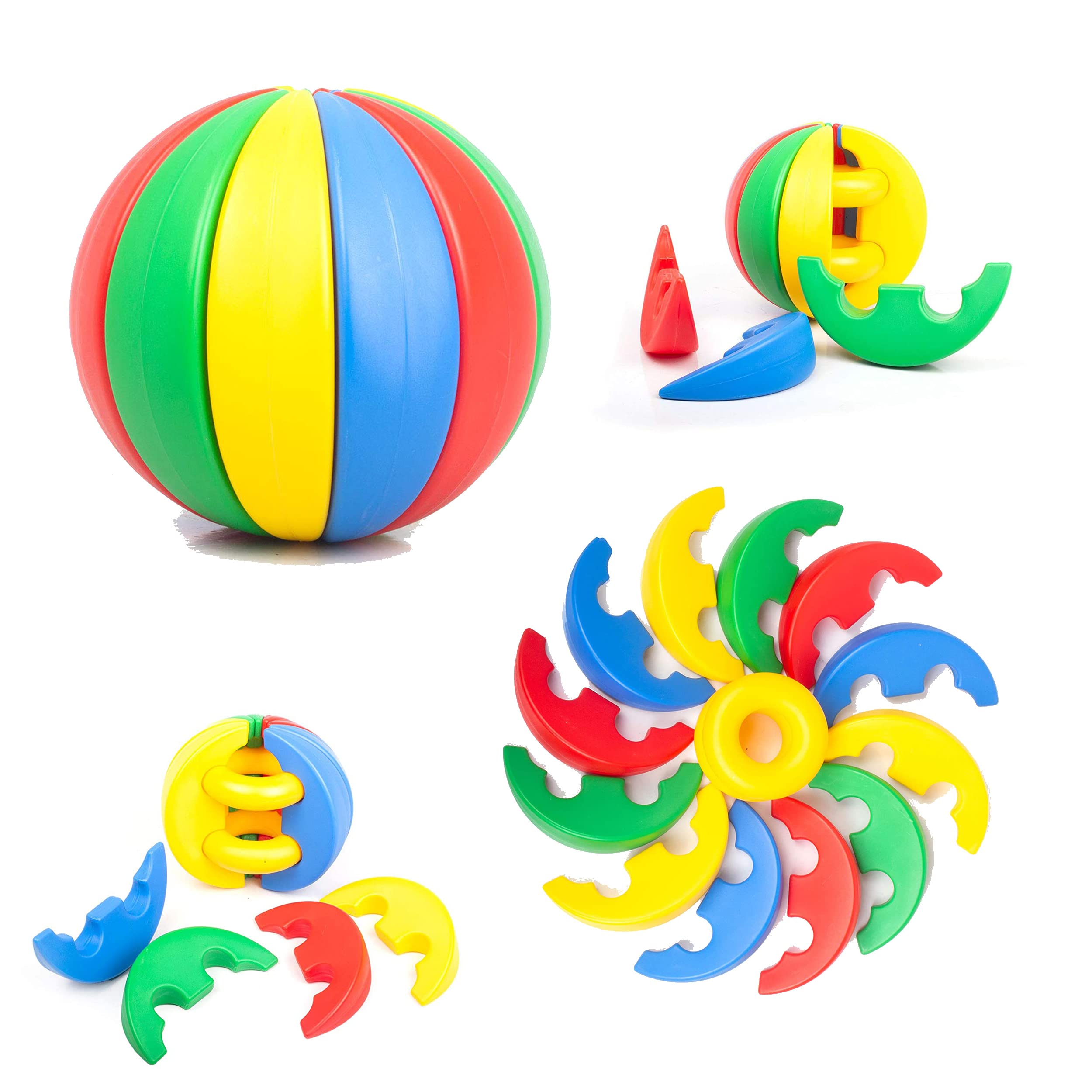 AASTHA Imagine #1 Activity Ball, Learning Activity Toy, Multicolour, 12 Months & Above, Infant and Preschool