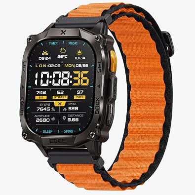 CARBINOX Band Durable 22mm Compatible Smartwatches Adjustable, Secure Fit