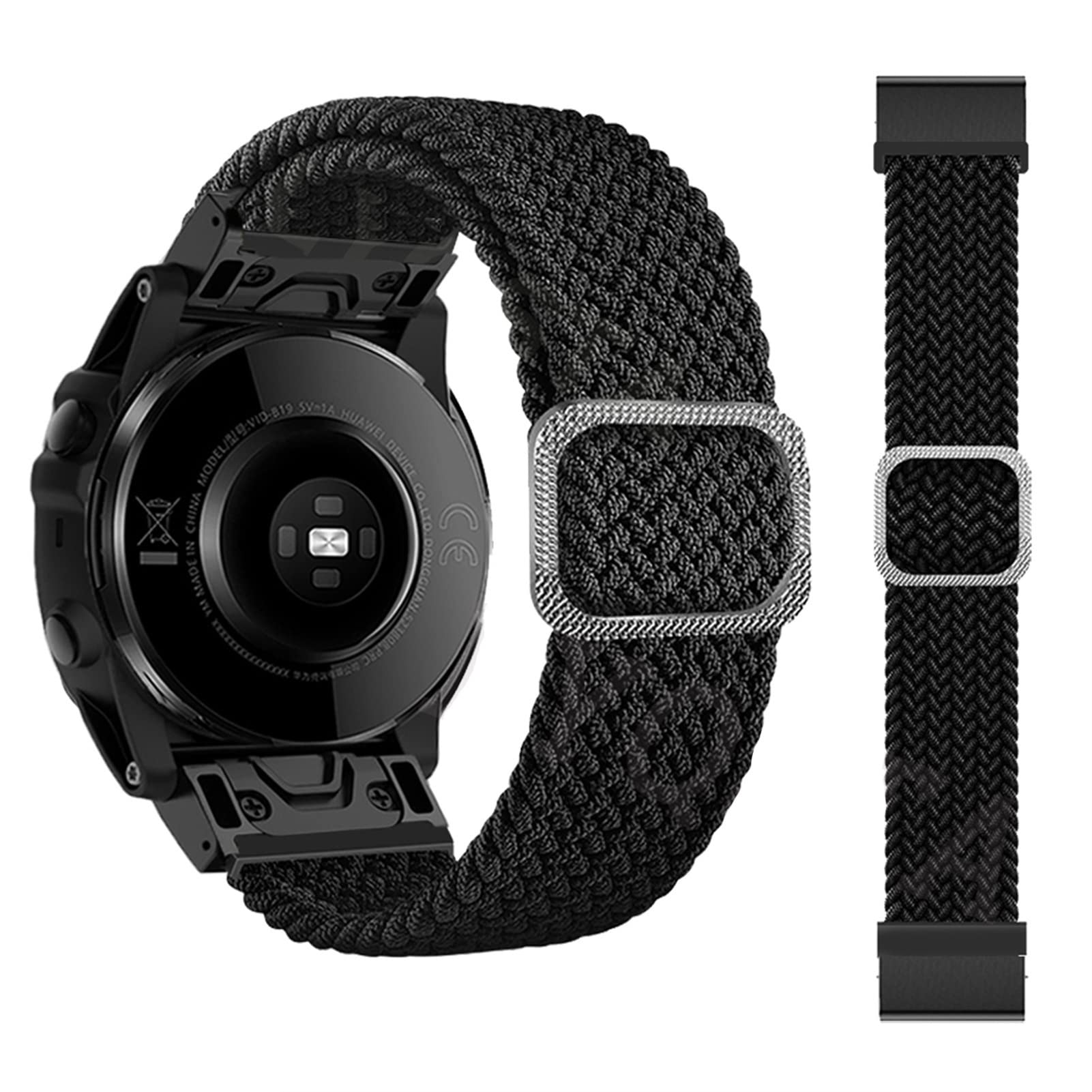 Bracelet nylon Garmin Fenix 7X 6X élastique 26mm strap sport