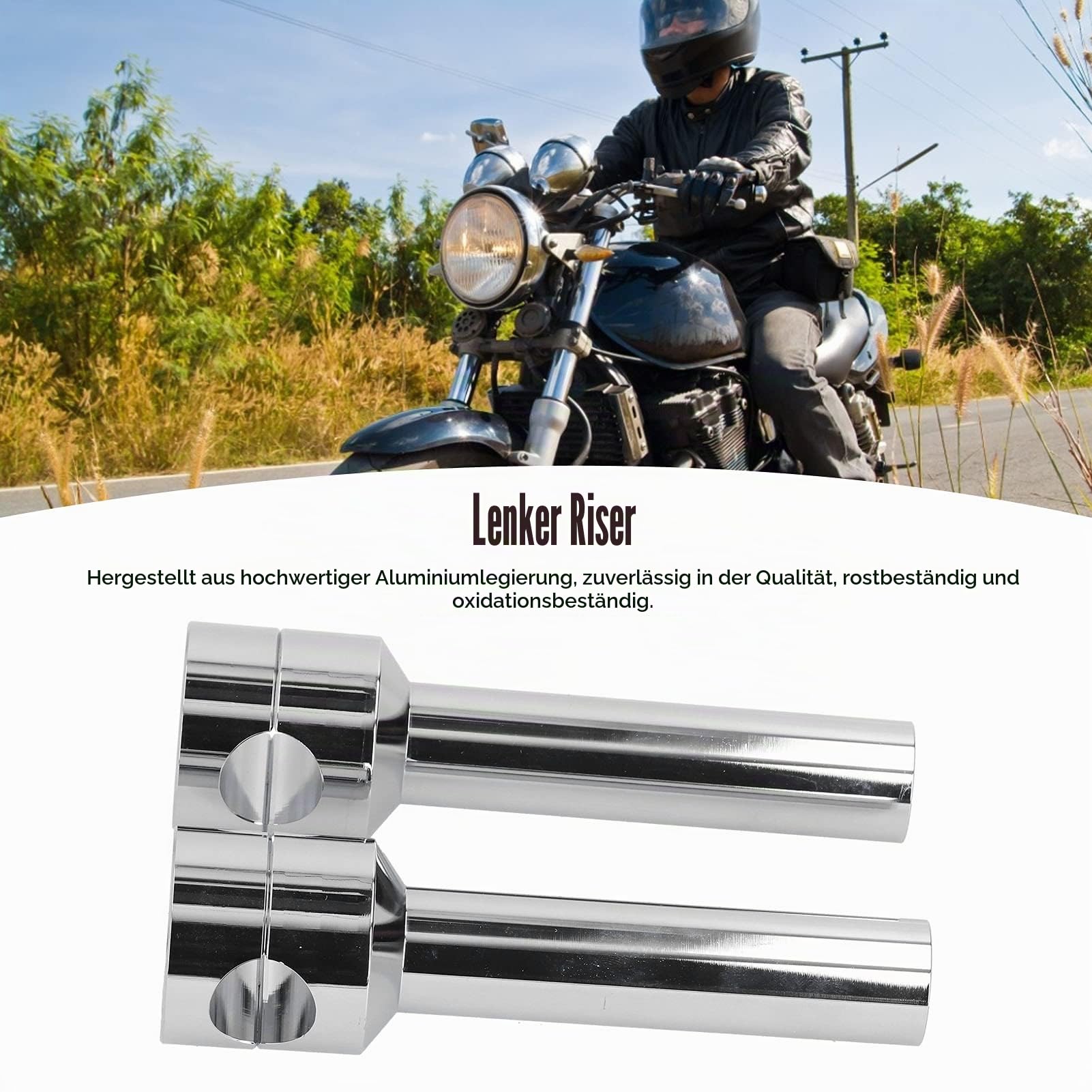 KIMISS 25 mm Montageschellen für Lenker, Motorrad, aus Aluminiumlegierung, für Lenker, Montageset, rund, Modifikationseinsätze