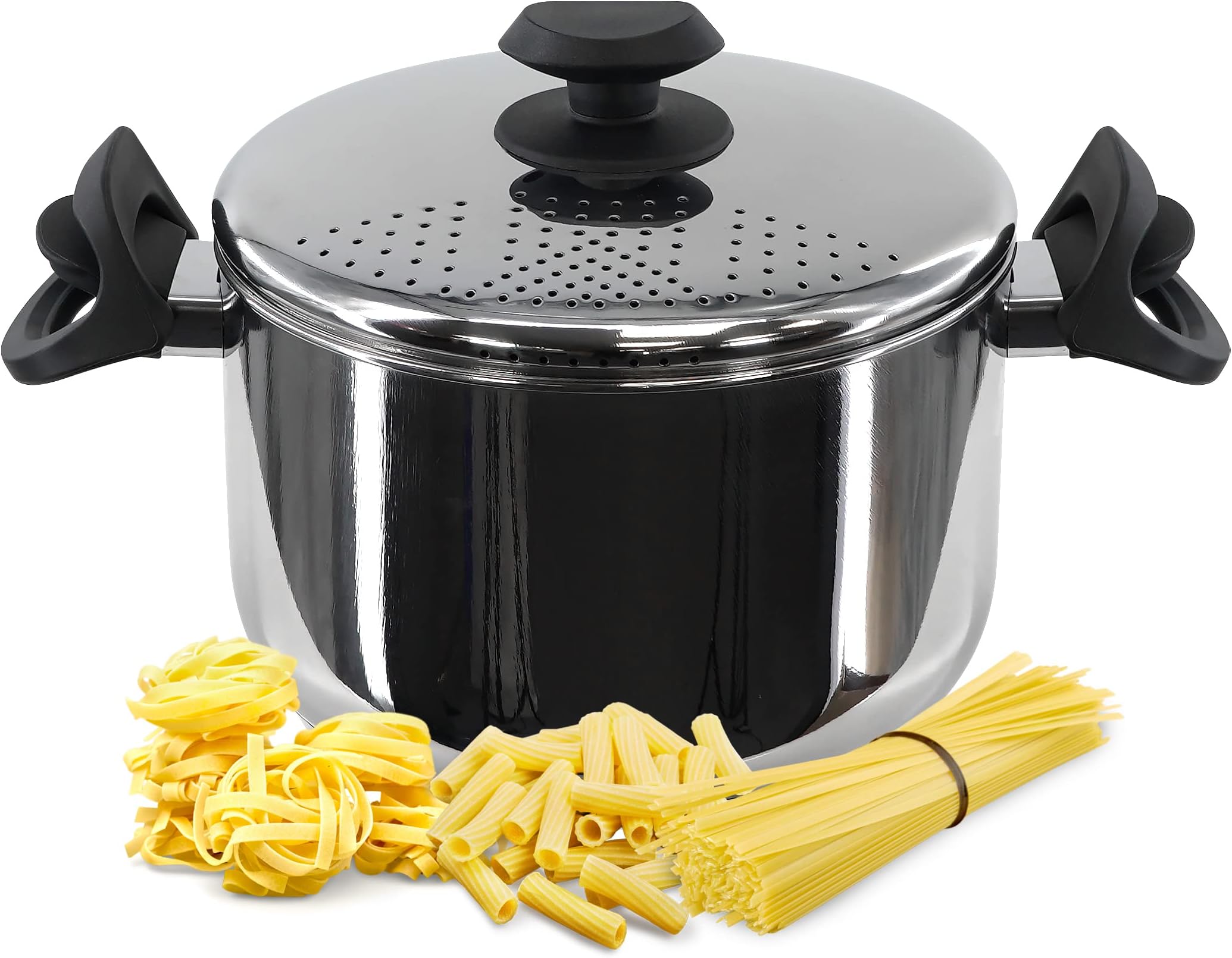 Le Creuset 3Ply Stainless Steel Pasta Pot, 20 cm, 96200520001000 Amazon.co.uk Home & Kitchen