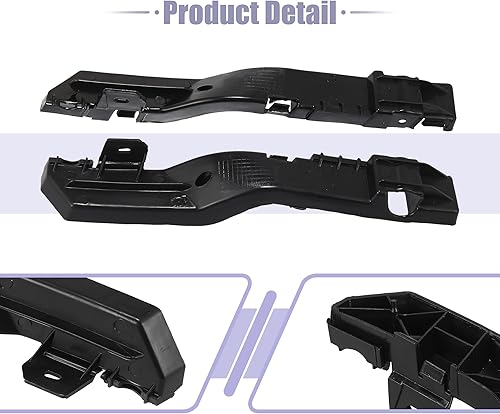 Miniatura 6 de X AUTOHAUX 1 par de soporte de parachoques delantero izquierdo y derecho para Dodge Journey 2009-2020 5178411AD 5178410AD