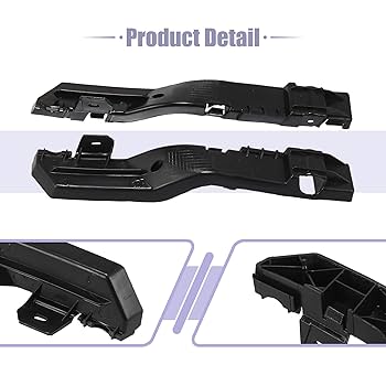 バッジ Amazon.com: X AUTOHAUX 1 Pair Front Bumper Bracket Support