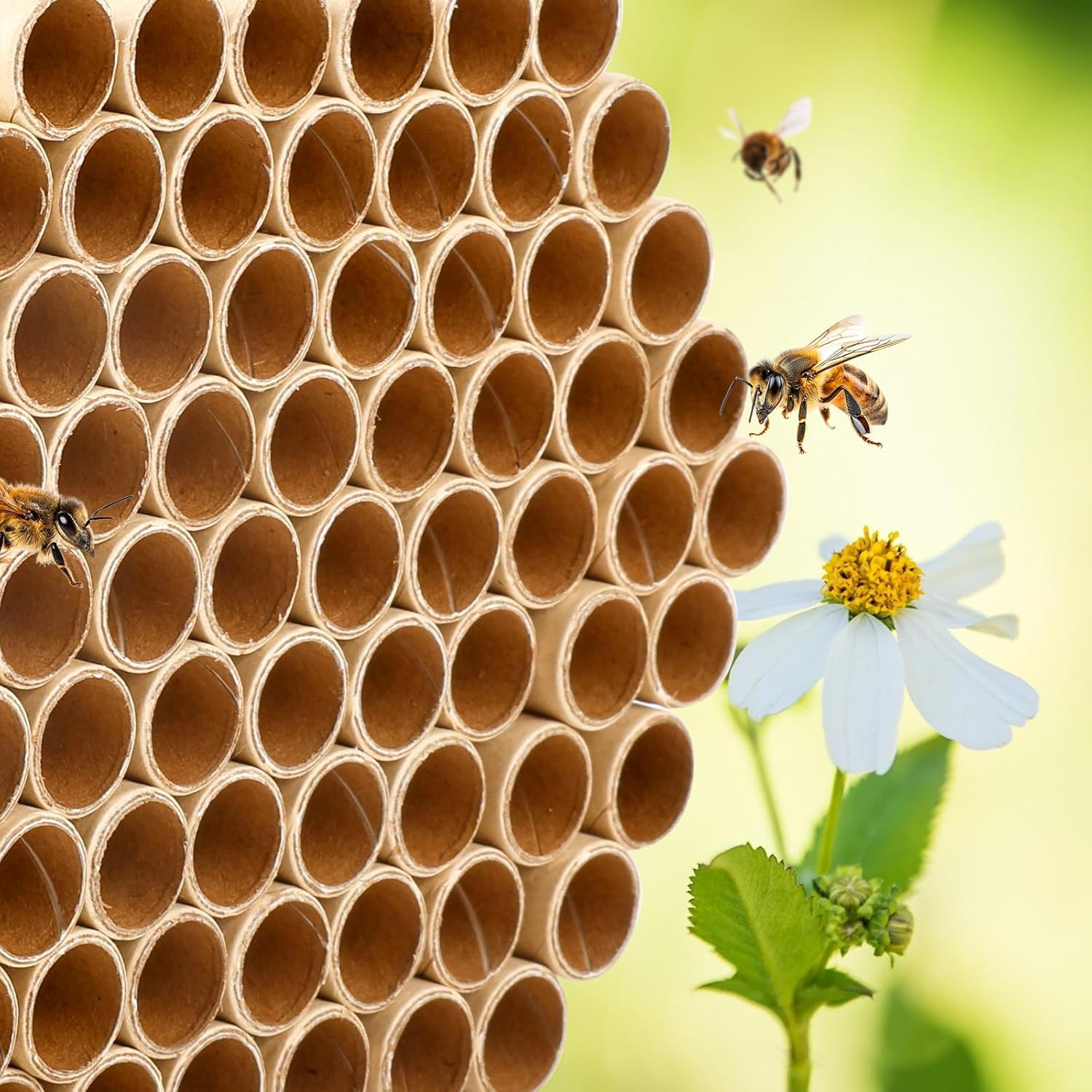 100 STK Wildbienen Nisthlsen, 20cm Lnge, Umweltfreundliche Bambus-Rhren  Fllmaterial, Nachfllpackung fr Insektenhotel Solitrinsekten,  Naturschutz Garten : Amazon.de: Garten
