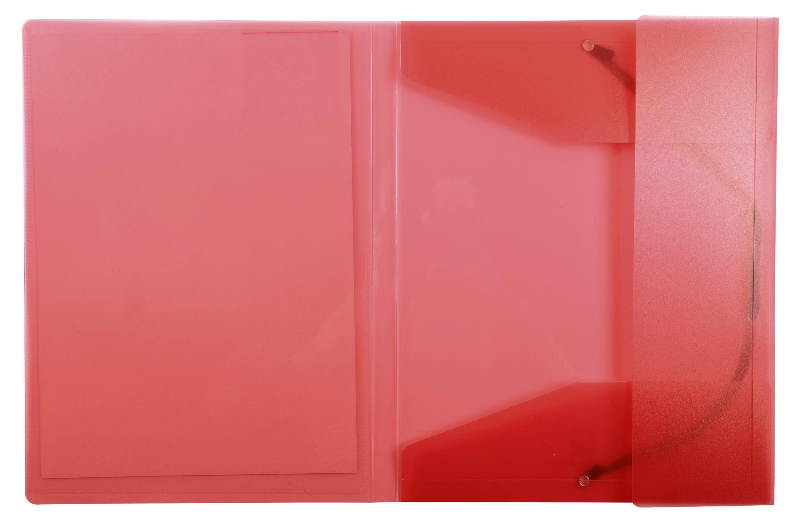 Exacompta 25 cartelline con elastico Kreacover 3 lembi rosso