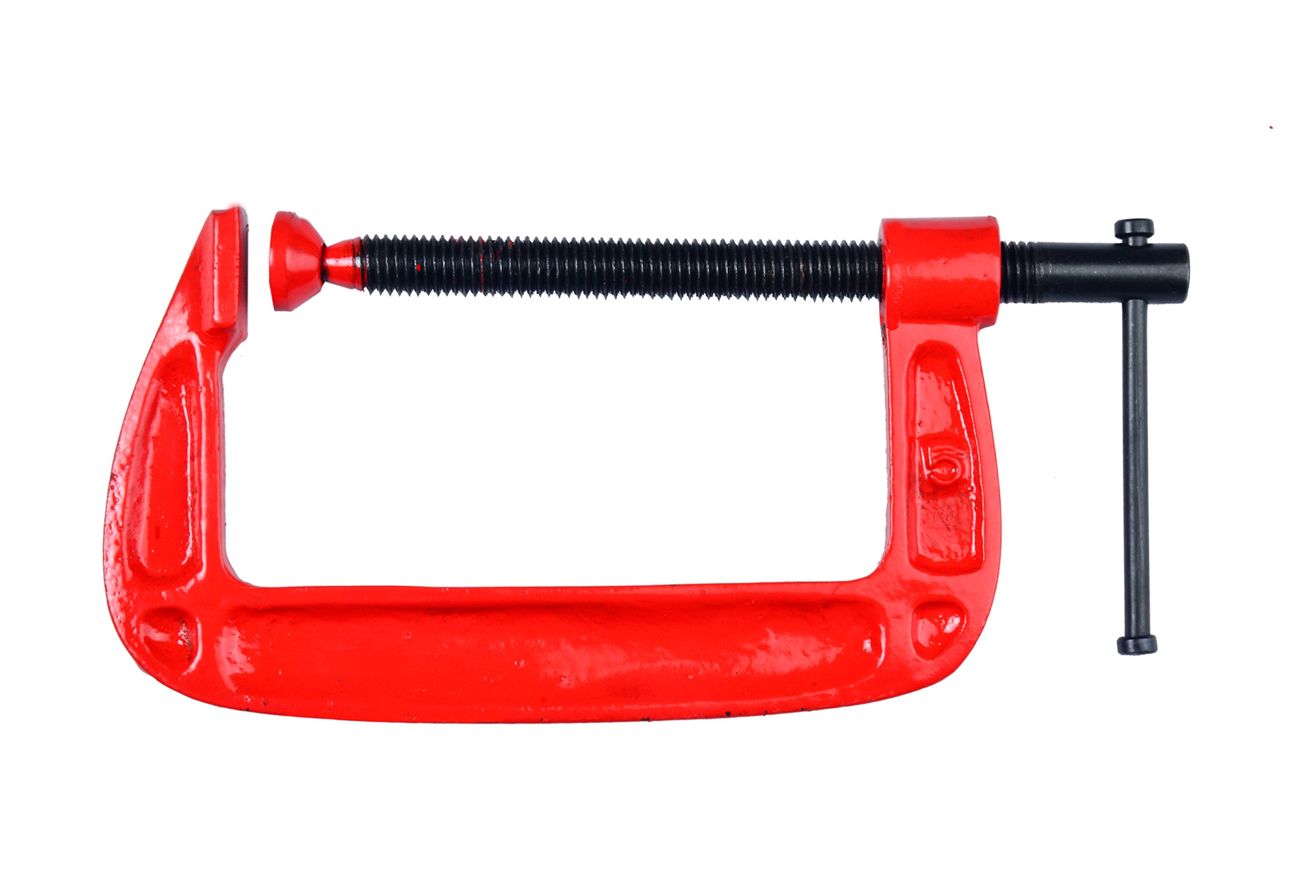 VISKO 322 5" G -Clamp | Woodwork Building | Multipurpose Hand Tool | Home Appliance | Red- Black Color | (B016OMDQ6M) Amazon Price History, Amazon Price Tracker