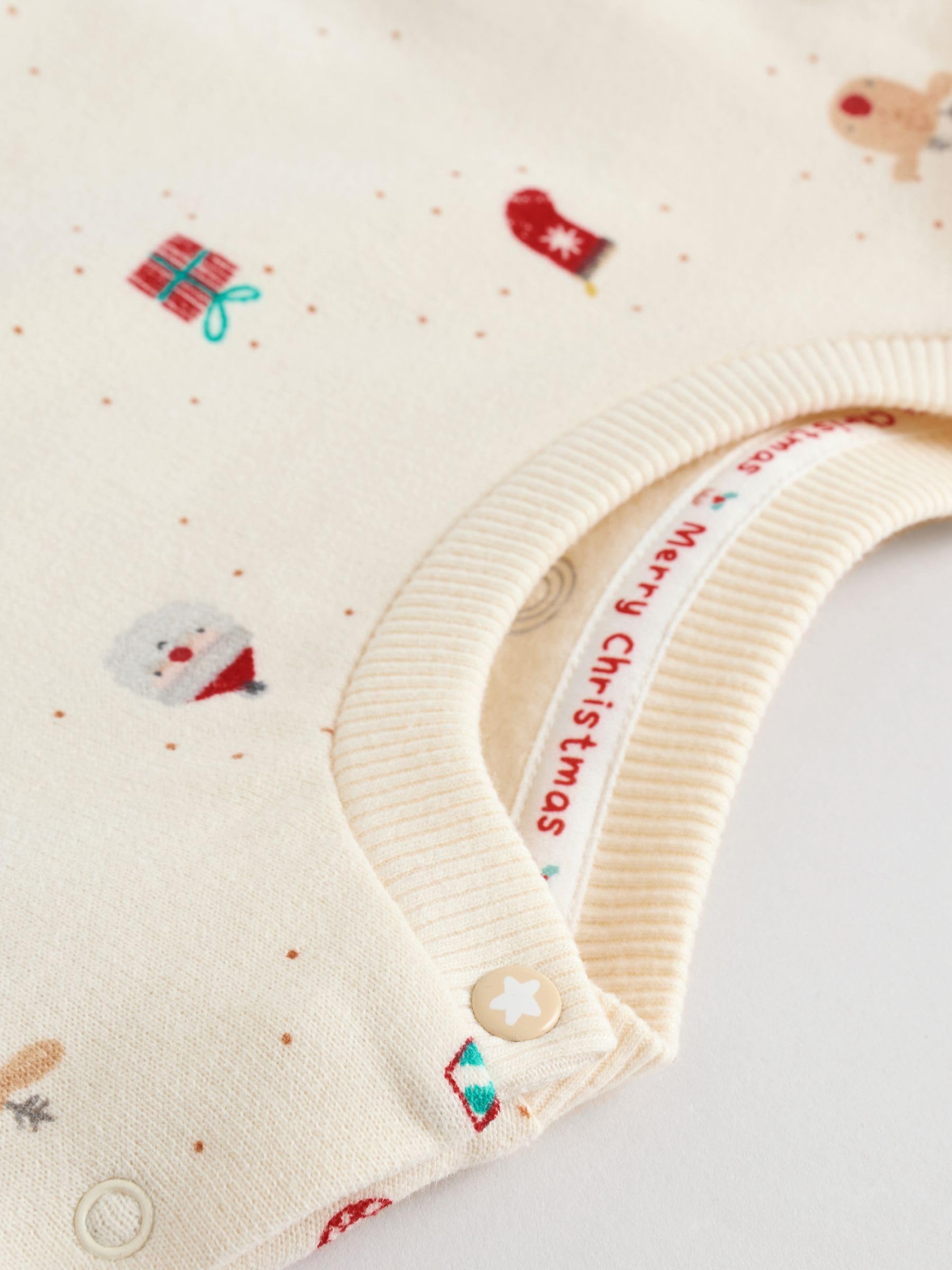 NEXT Baby Baby Jogginghose und Sweatshirt im Weihnachtsset