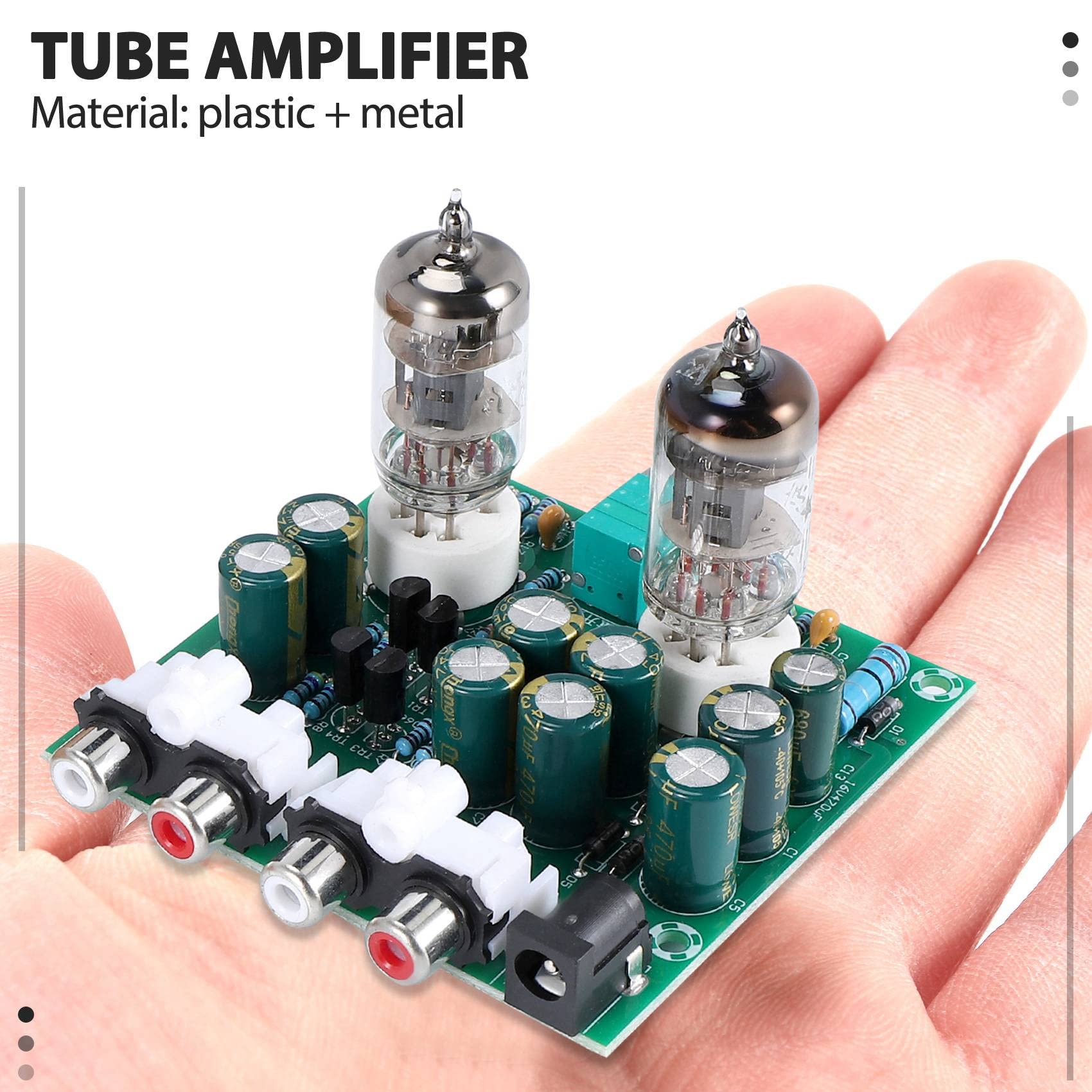 6J1 Preamplificatore Valvolare Amplificatore per Cuffie Buffer Kit DIY con Guscio Trasparente