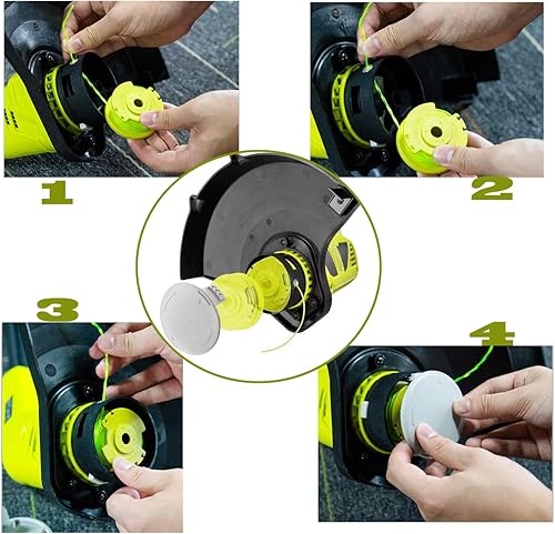 Miniatura 7 de AC80RL3 - Bobina de repuesto para recortadora de cuerda, línea trenzada de 080 pulgadas, compatible con Ryobi One Plus+ AC80RL3 de 18 V, 24 V y 40