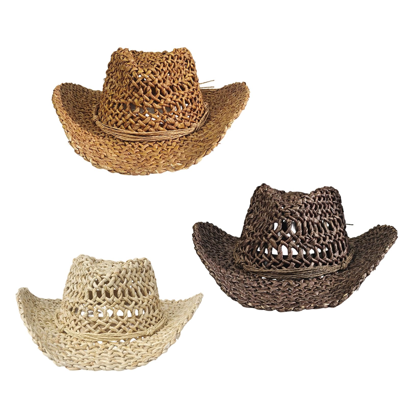 Elegante cappello vittoriano di paglia traforata con cravatta regolabile per le donne all'aperto spiaggia vacanza giardinaggio attività donna cravatta viaggio giardinaggio
