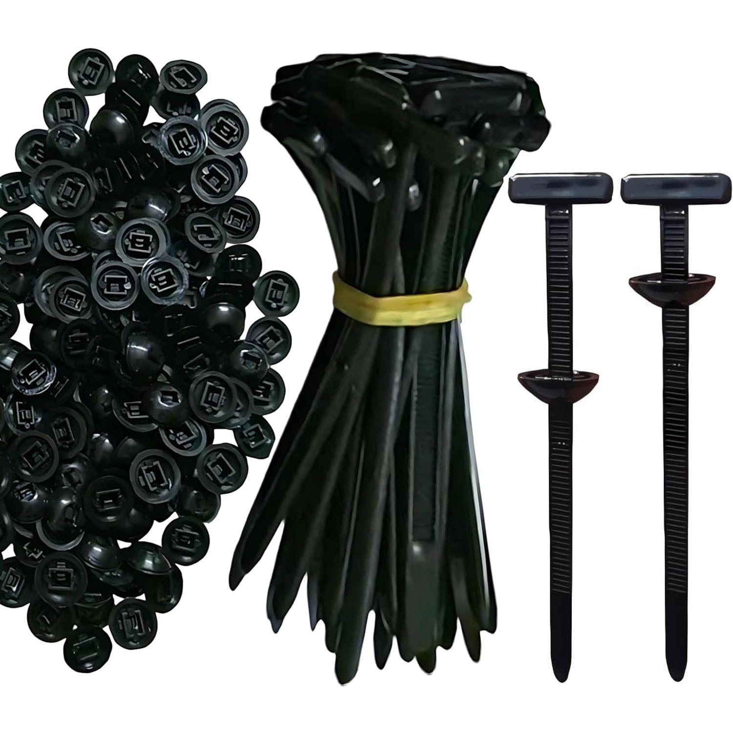 Chuozi 150Pcs Auto Zip Ties Buckles, Autozip Tie (50Pcs)