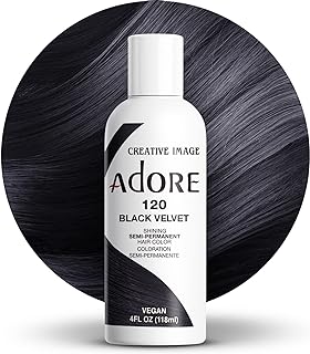 Adore Semi-Permanent Haircolor #120 Black Velvet 4 Ounce (118ml)