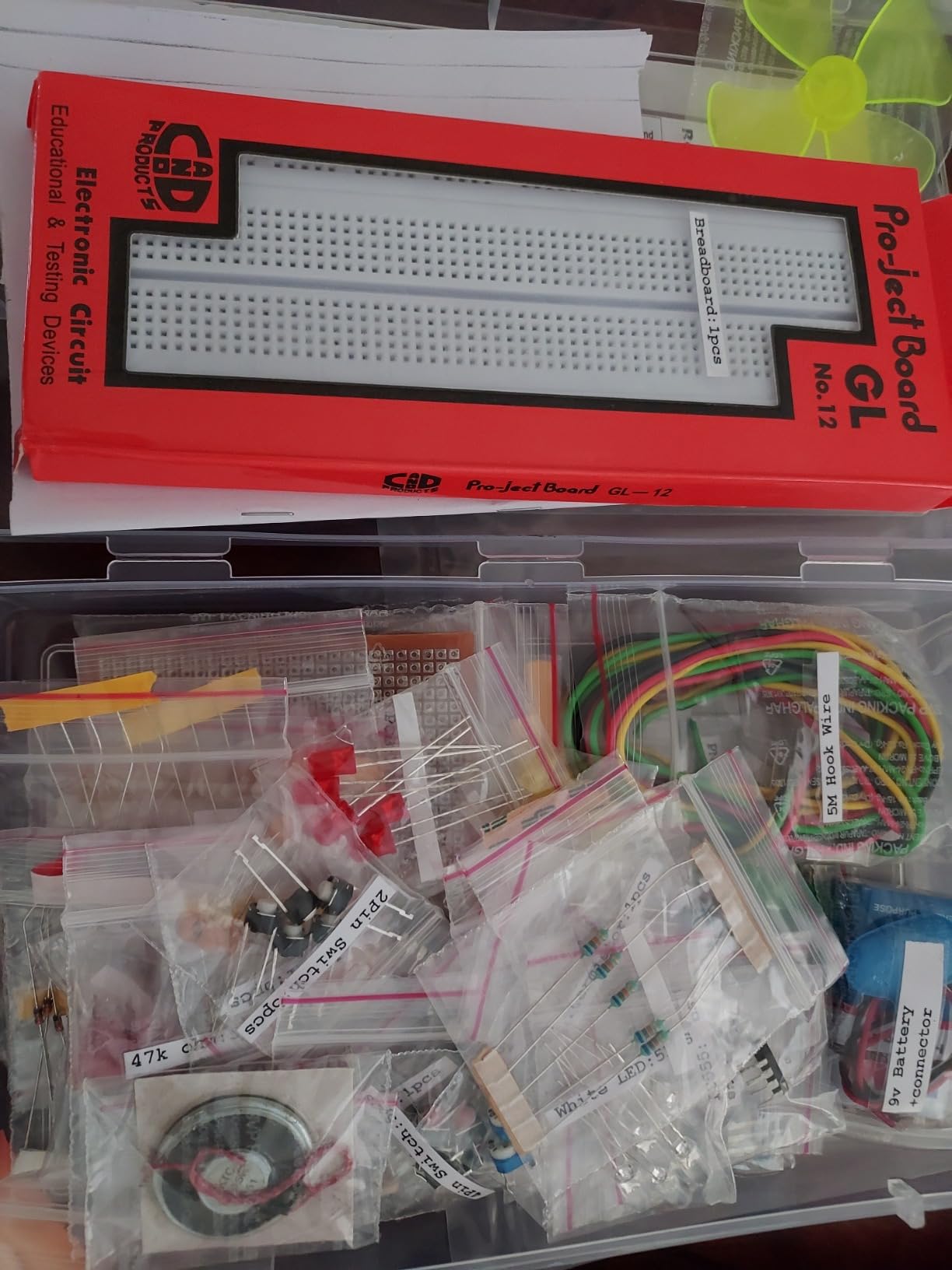 Insignia Labs - Electronic Components Kit with Tutorial Book ...