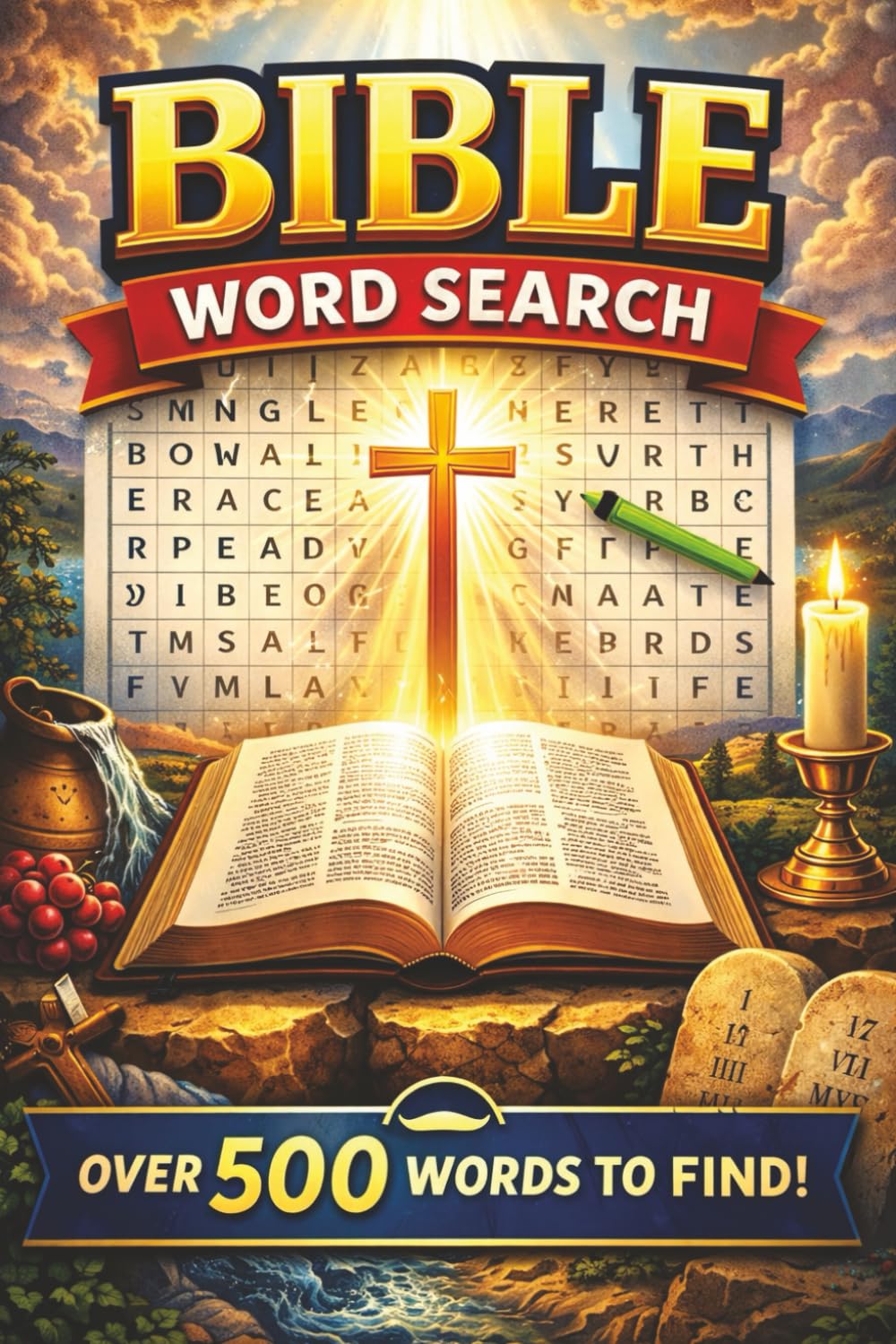 Bible Word Search: Word search puzzles related to the bible