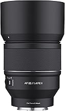 SAMYANG 85mm F1.4 AF Series II Full Frame Telephoto Auto Focus Lens for Sony E (SYIO85SE2-E), Black