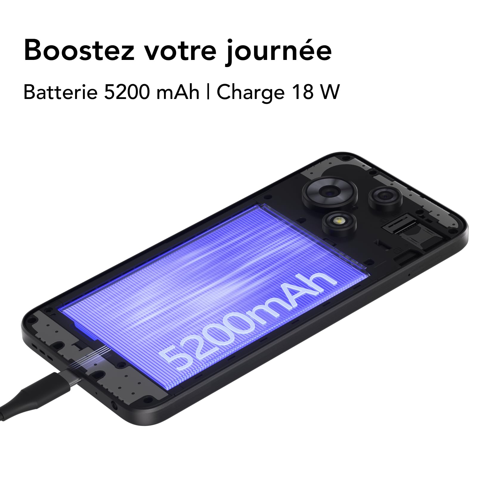 TCL Téléphone Portable 60 SE, écran HD+ 6,7 Pouces, Smartphone débloqué 8+512 Go, Double caméra 50 Mpx, Grande Batterie 5000 mAh, téléphone Mobile Android 15, Double Haut-Parleur, Blanc Blizzard
