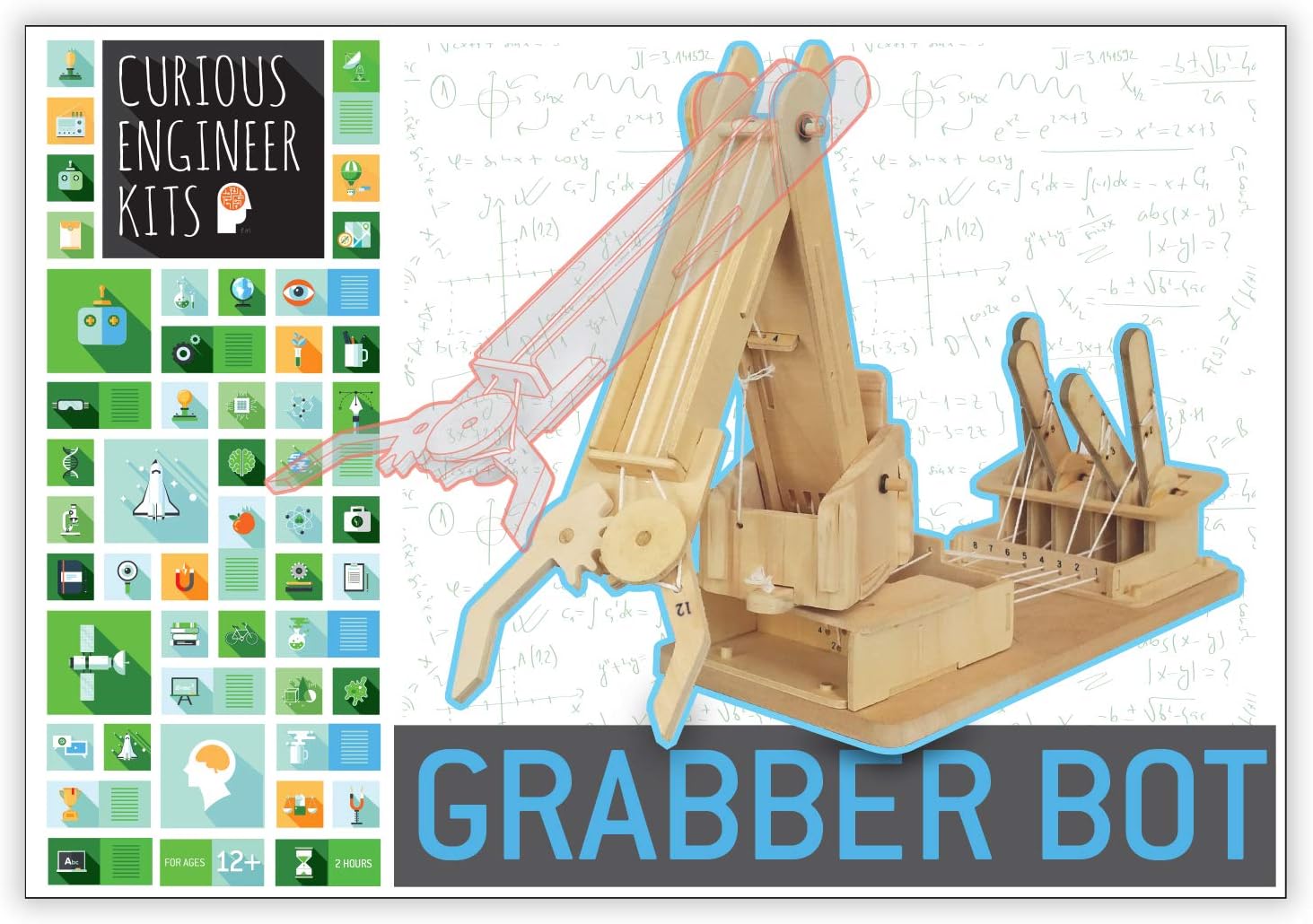Amazon.com: Copernicus Toys Make a Grabber Bot Kit | 3D Wooden Model ...