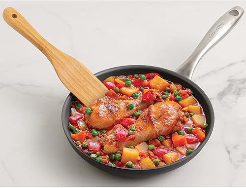 Vista 2 de HIC Kitchen Spurtle Set, Burnished Bamboo, 4-Piece Set