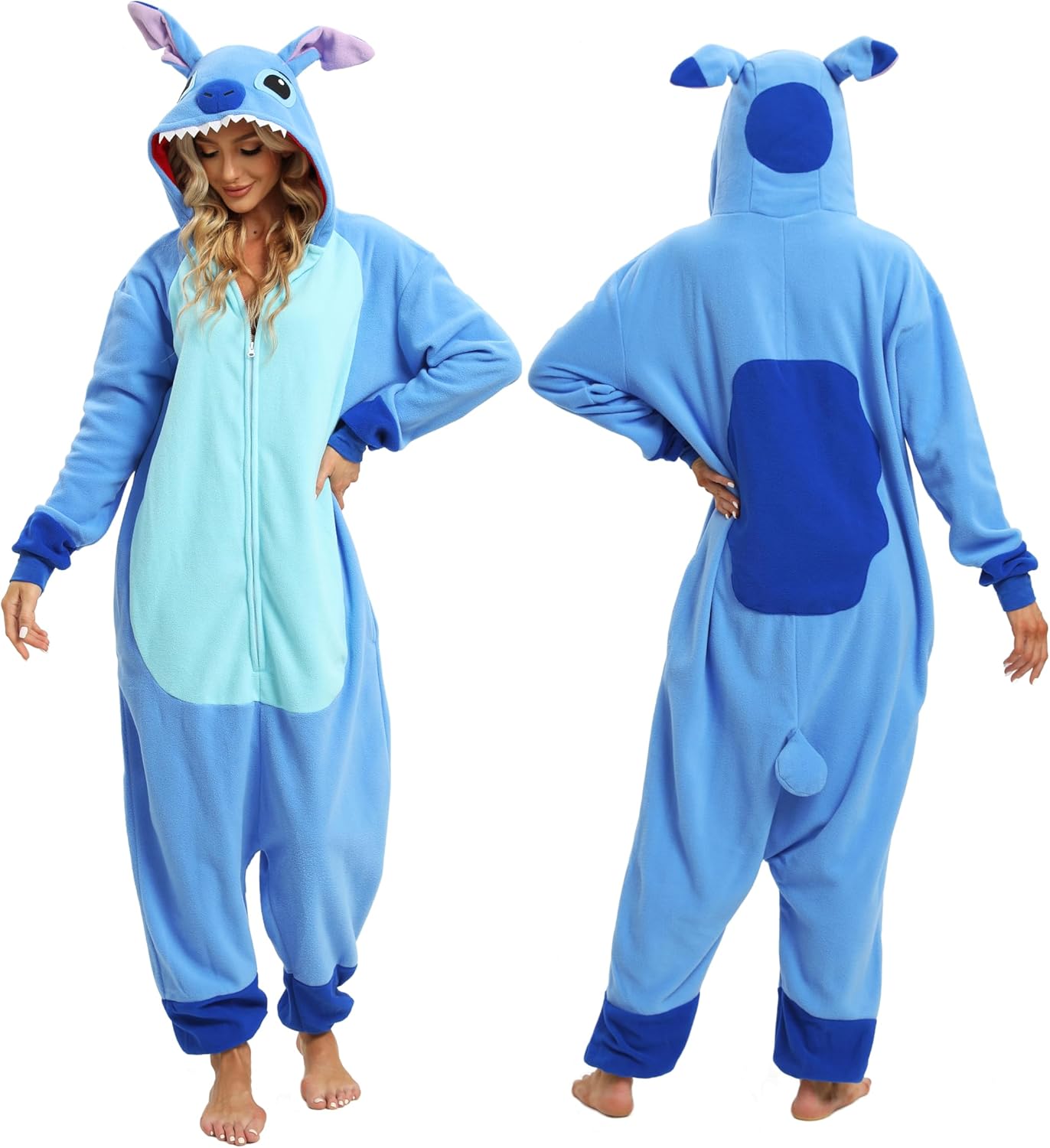 NAITOKE Adult Animal Onesie Halloween Costume Cosplay One-Piece Pajamas Women Man Teens