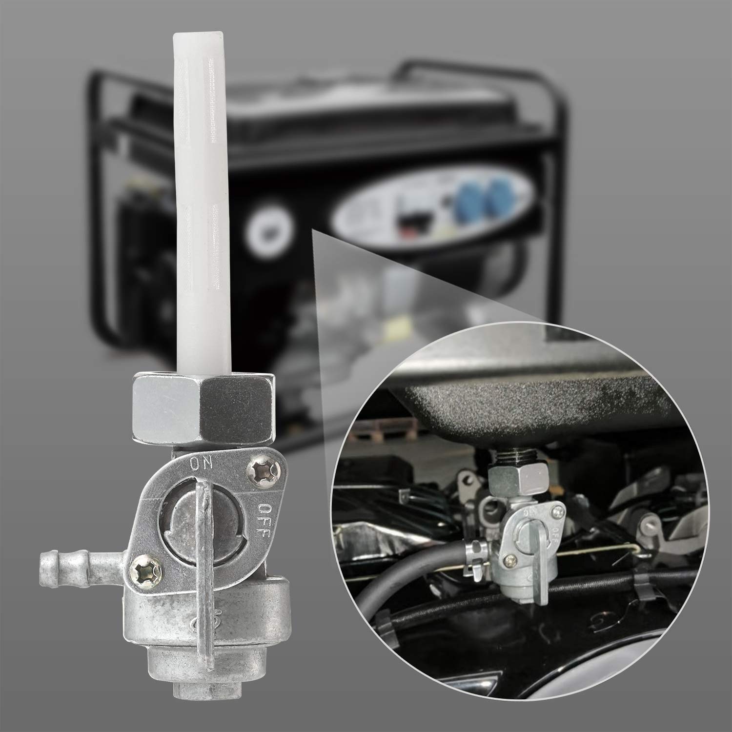 Gas Tank Fuel Switch Shut Off Valve Pump Tap Petcock Motorcycle Gasoline Generator Engine Oil Tank Tools