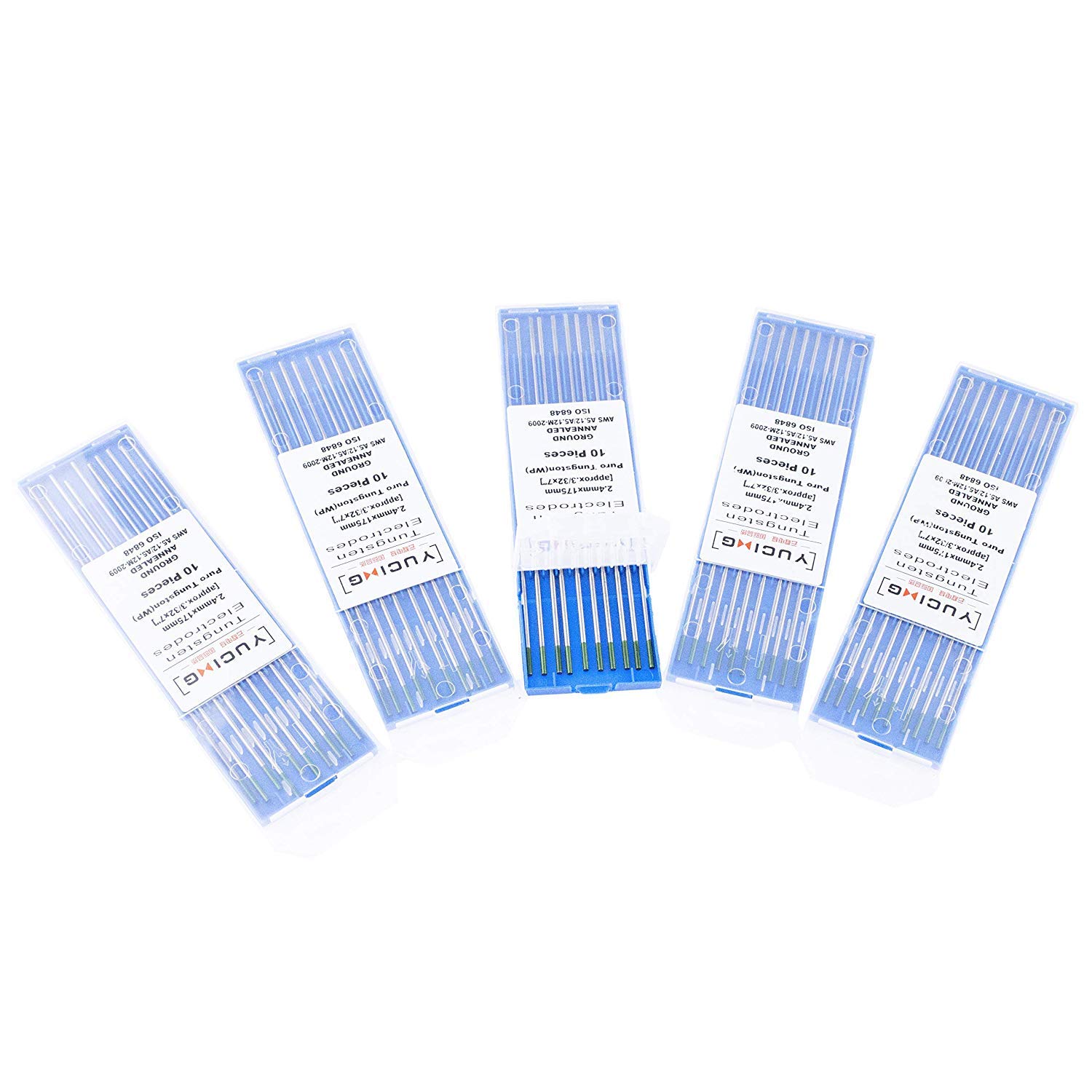 SenTECH TIG elektrody wolframowe WP (zielone) 1,0 x 175 mm po 10 sztuk w opakowaniu