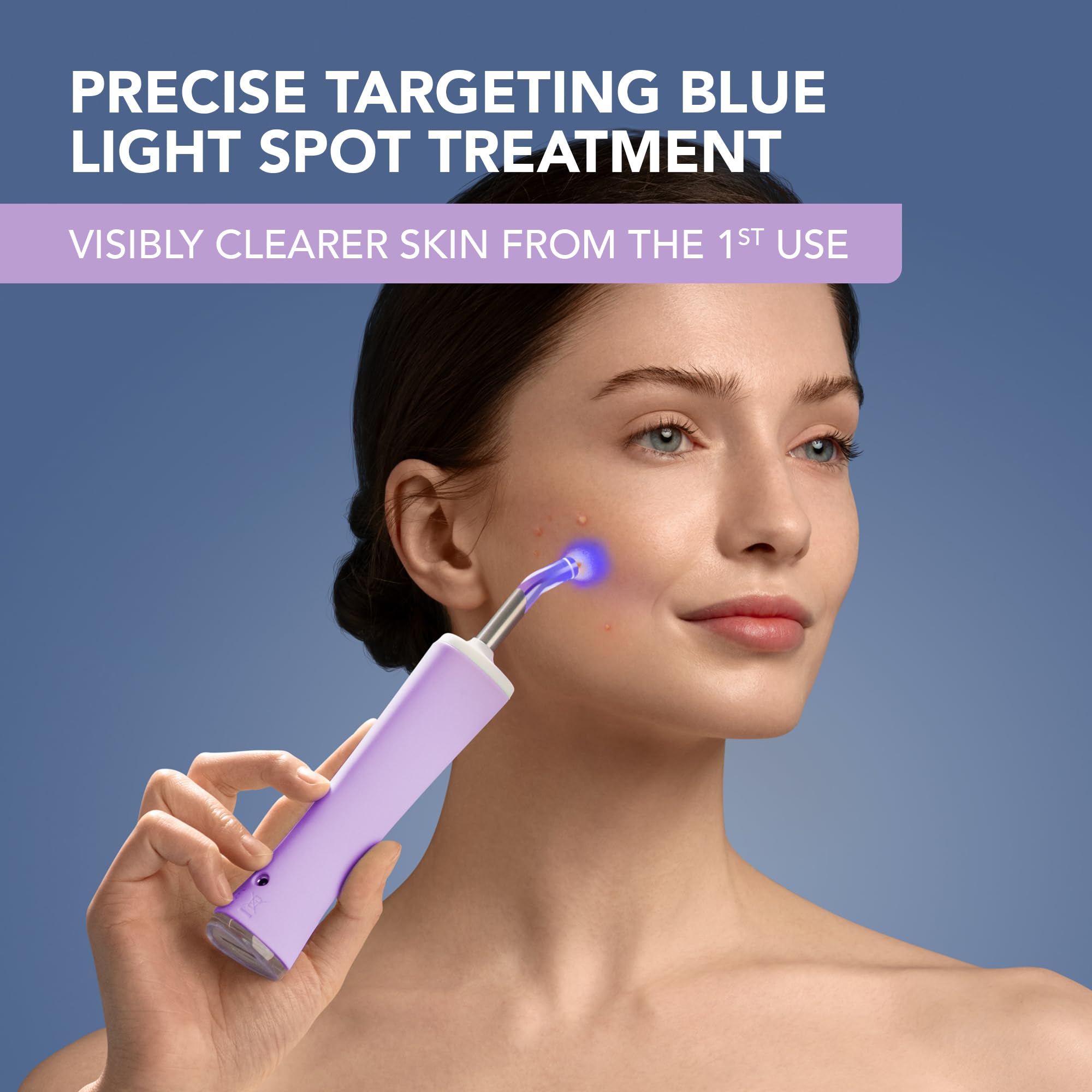 FOREO ESPADA 2 plus Precise Targeting - Skin Care Device for Blemish Treatment - Medical-grade Silicone - Scar & Spot Treatment for Face - Clear Skin – Lavender