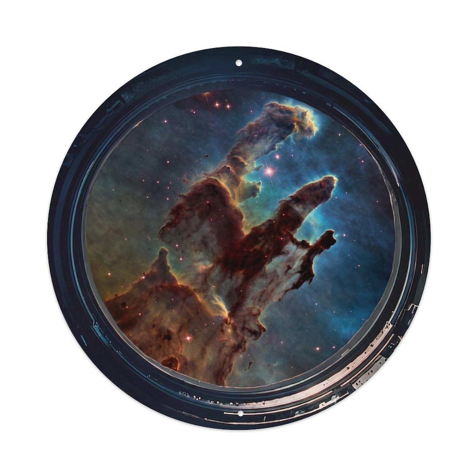 Molecular Cloud View Metal Tin Sign