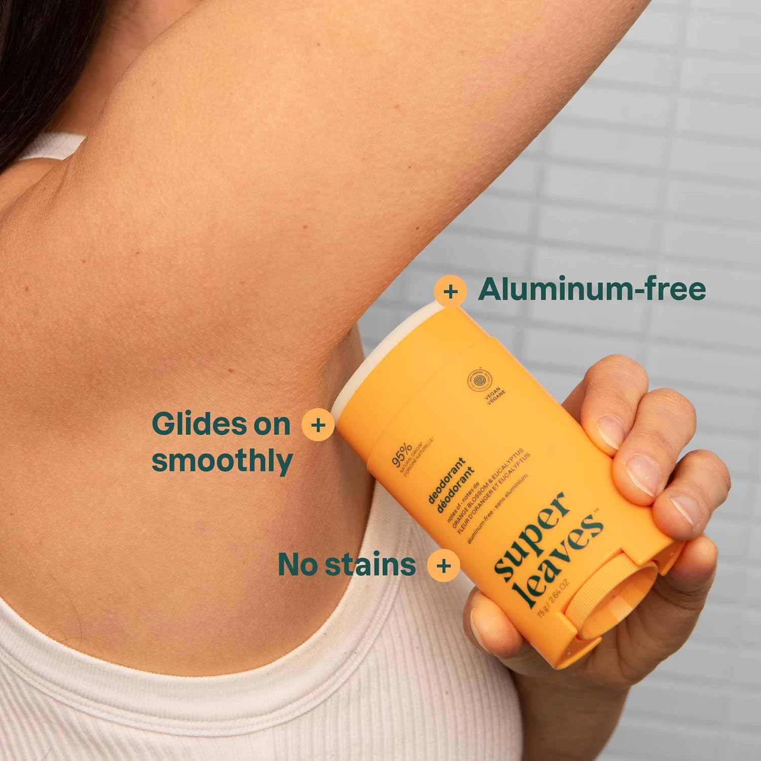 ATTITUDE Aluminum Free Deodorant, Natural Origin Ingredients, EWG Verified, Odor Control With Baking Soda, Twist & Glide, Dermatologically Tested, Vegan, Orange Blossom & Eucalyptus, 2.64 Oz - Image 4