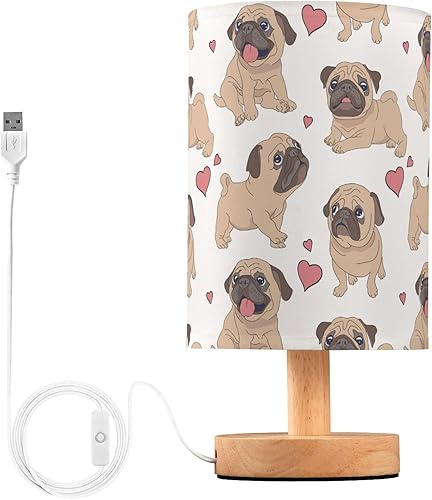 Miniatura 27 de Lámpara de mesa para tabla de surf, palmera en playa tropical, lámpara retro de verano con base de madera, lámpara de tela, lámpara de mesita