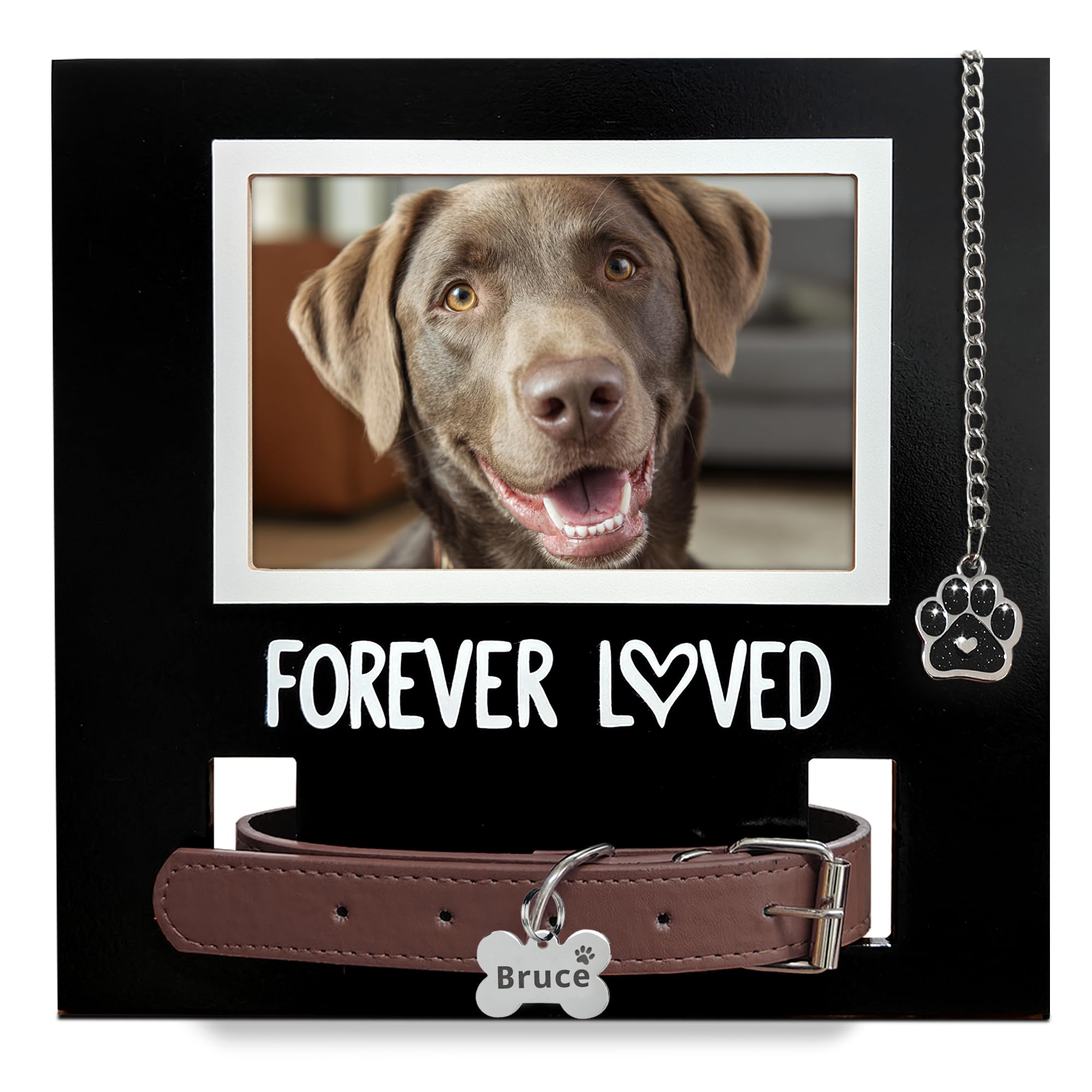 MYPAWLETS Dog/Cat Collar Memorial Frame - memorials and funerary pet | Mubboo