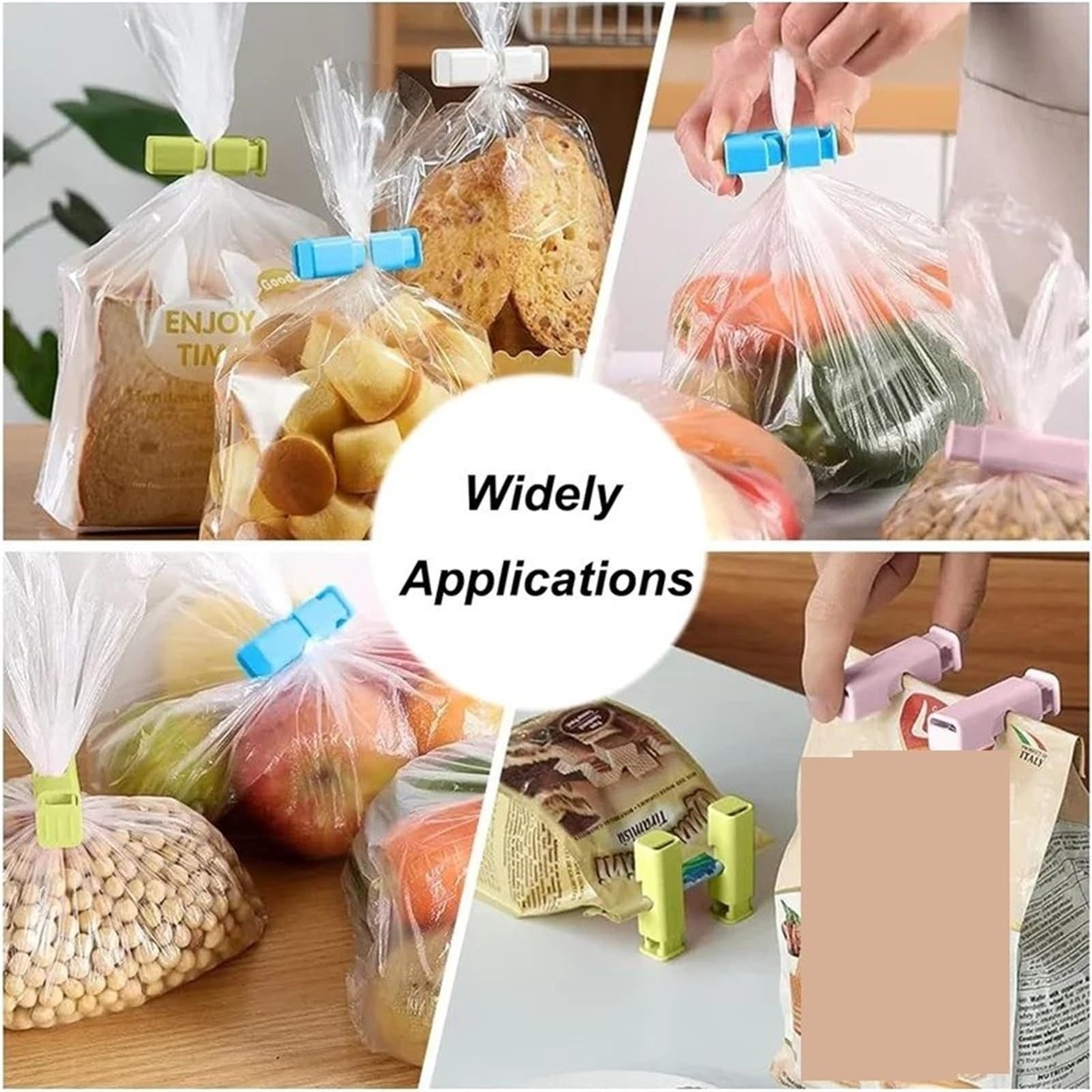 Essensverpackung Clips 20/5 Stück Lebensmittel-Verschlussklammern