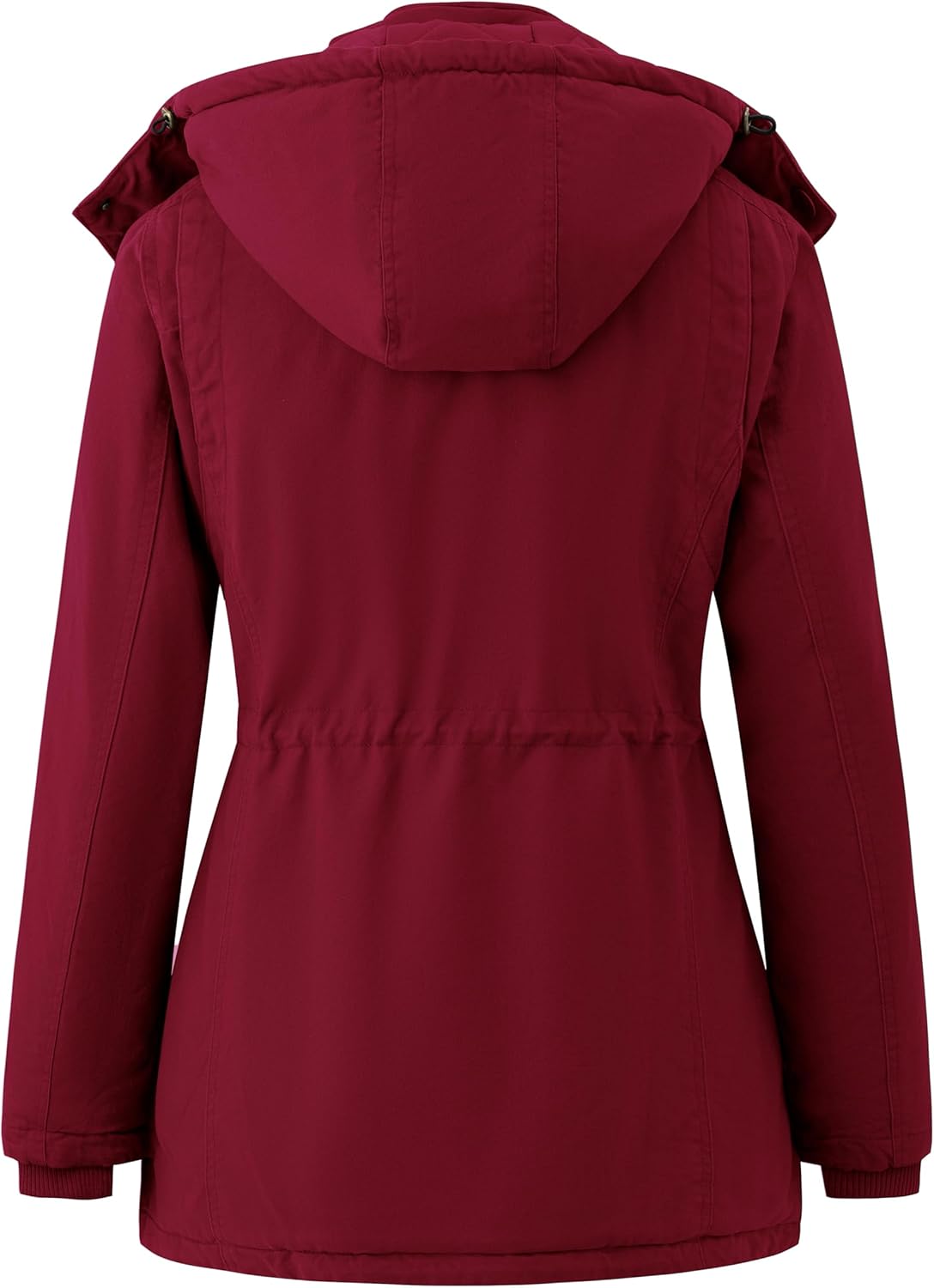 wantdo Women's Winter Thicken Jacket Cotton Coat with Removable Hood - Image 3