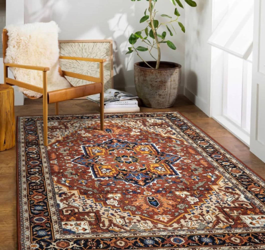 Tapis Vintage Tapis De Salon Tapis De Sol De Luxe Tapis De Sol pour Chambre À Coucher Salle À Manger Tapis Traditionnel pour Bureau Tapis Ethnique