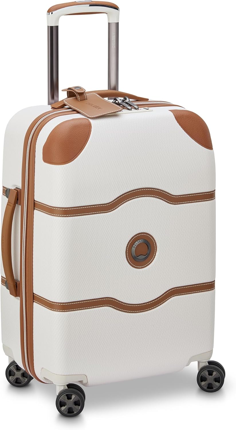 DELSEY PARIS Chatelet Air 2.0 Hardside Luggage with Spinner Wheels, Angora, Carry on Plus 20 Inch - Image 6
